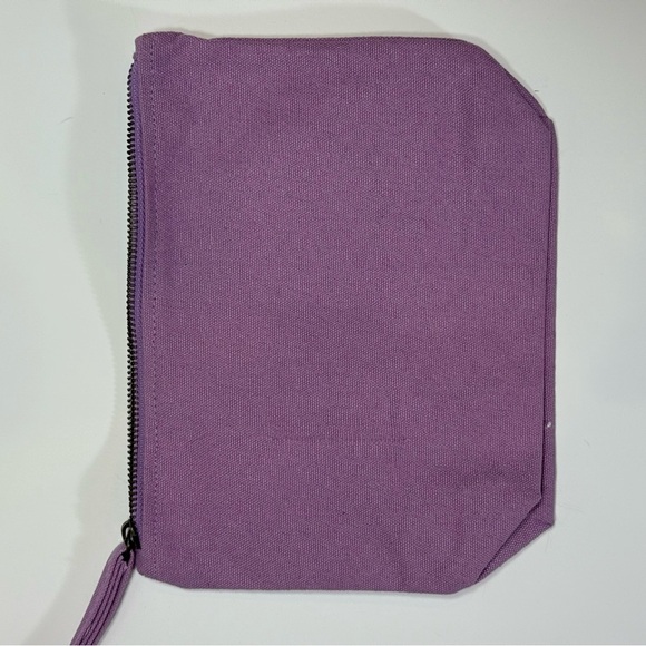 Pact Lavender Zipper Pouch NWOT - Picture 4 of 5
